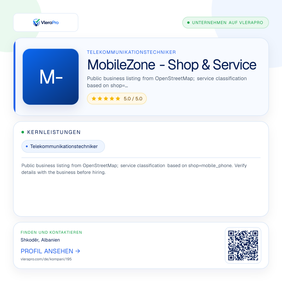 Werbegrafik des Unternehmensprofils: MobileZone - Shop & Service