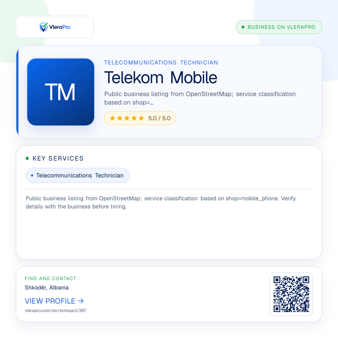 Promotional profile graphic: Telekom Mobile