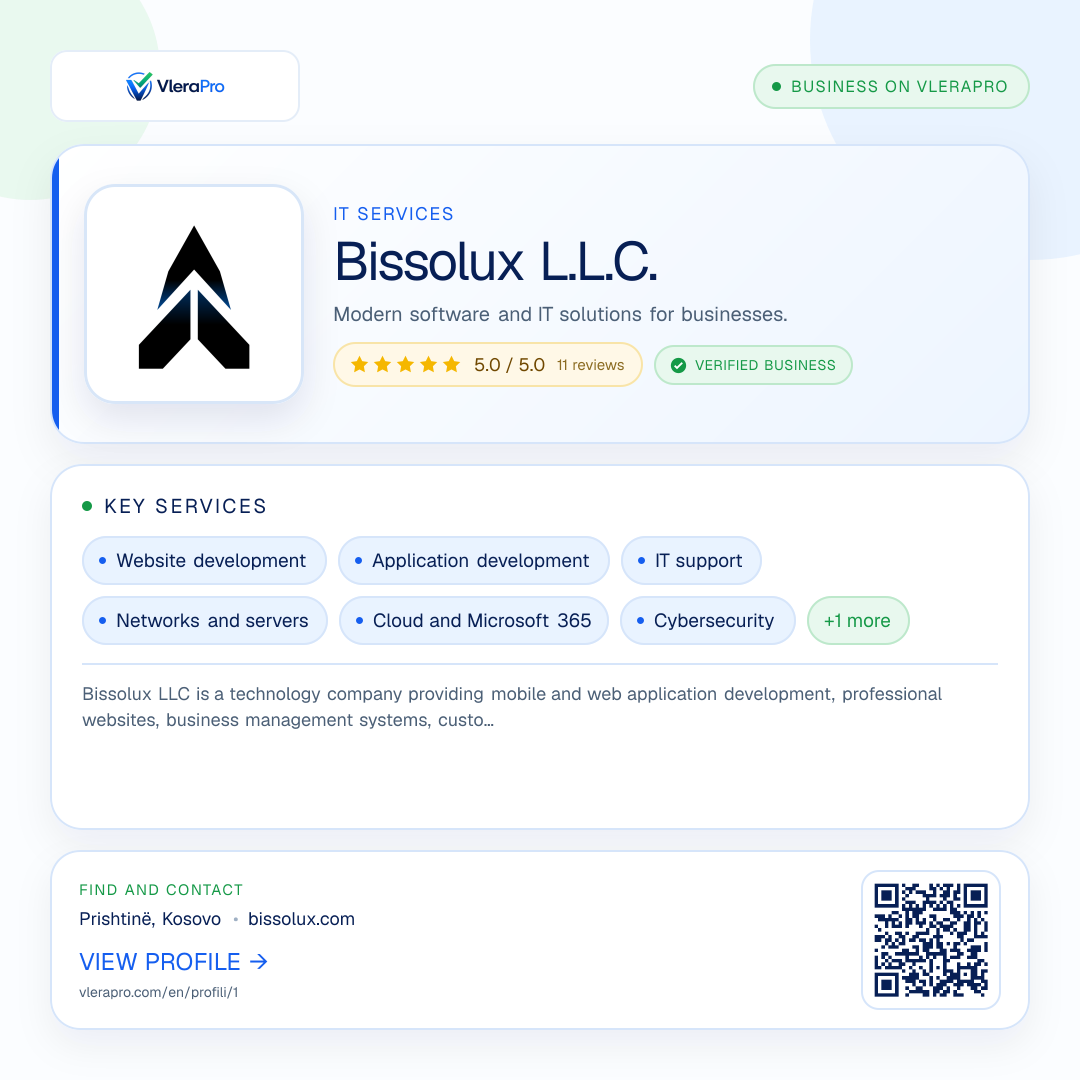 Promotional profile graphic: Bissolux L.L.C.